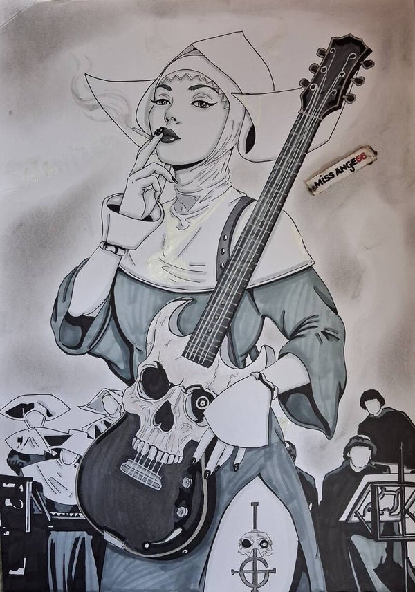 Satanized : the secret of the Sister 🛐🎸😈 [illustration]