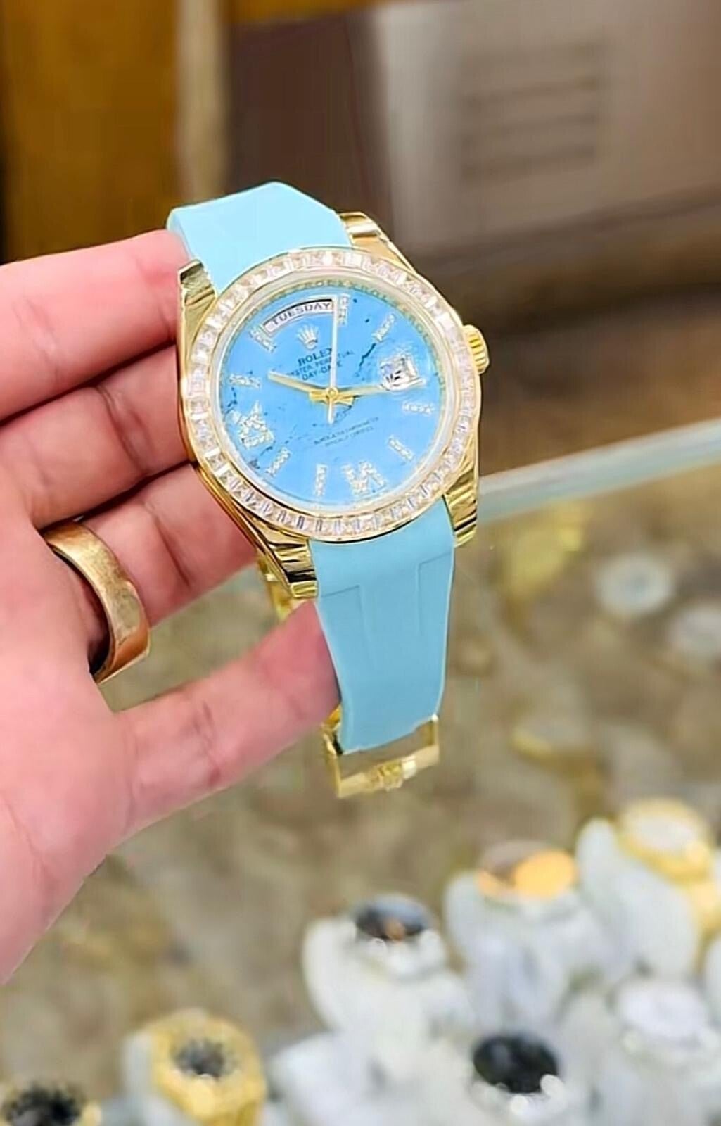 Rolex day-Date Gummi Band