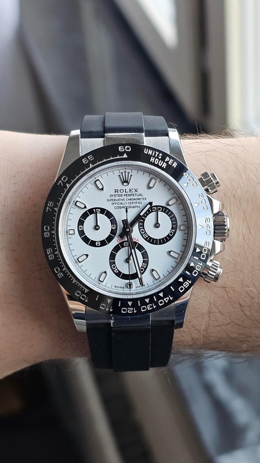 Rolex daytona Gummi Band
