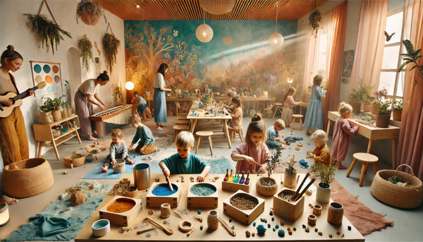 Un moment d’éveil et de découverte sensorielle au Labo de Nanie pour Noël