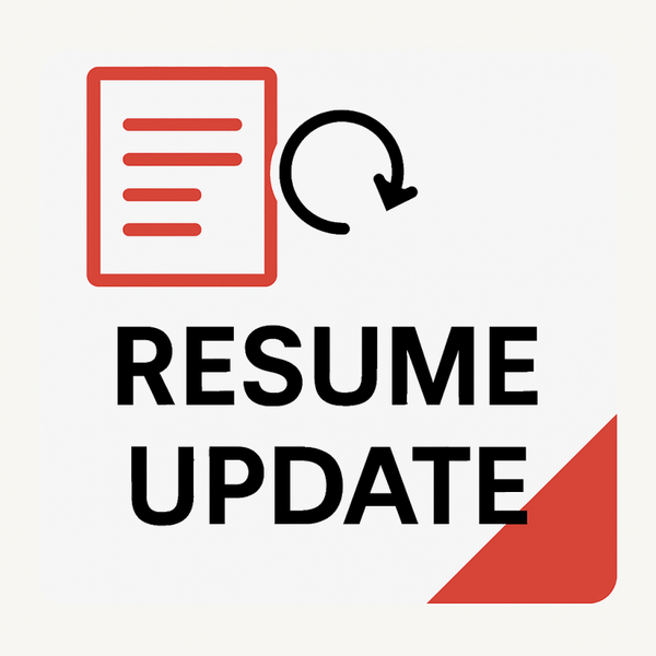 Resume Update