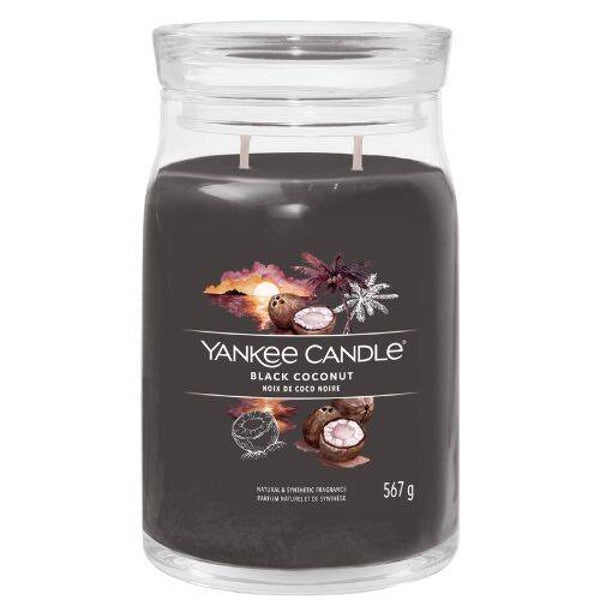 Yankee Candle Signature large Jar Black Coconut