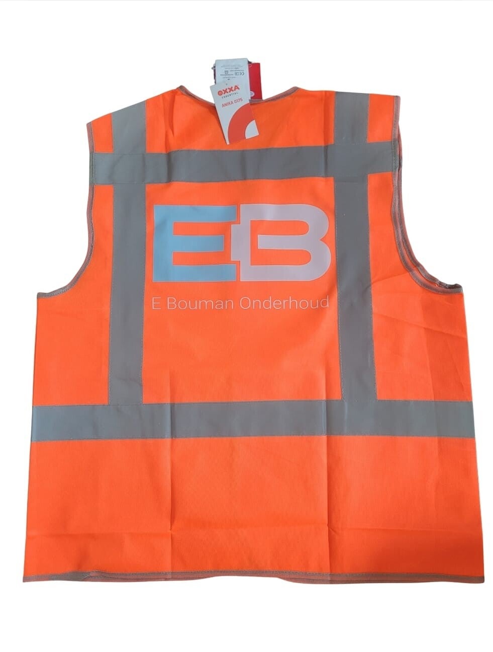 Oxxa Anika veiligheidshesje oranje XL/XXL - Bedrukt met logo of tekst