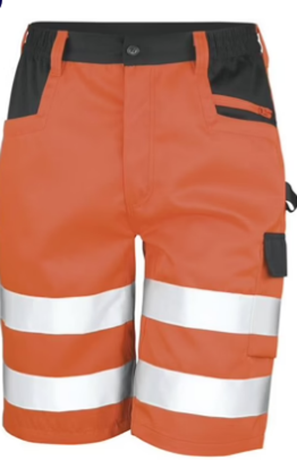 Hoge zichtbaarheid shorts - bedrukt met logo of tekst