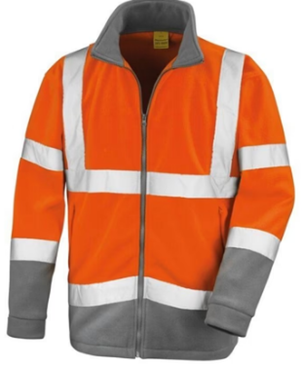 Veiligheid Microfleece jas - bedrukt met logo of tekst