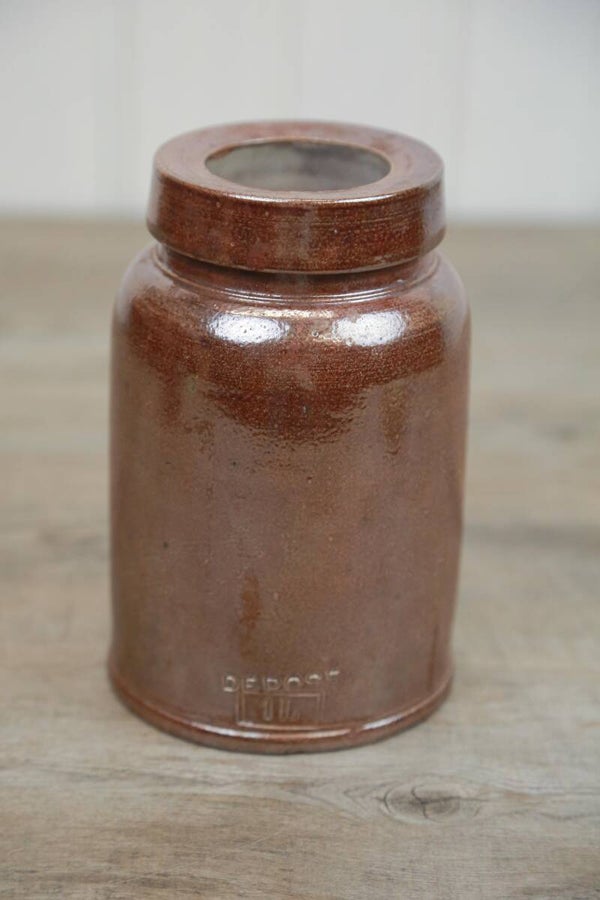 Brocante voorraadpot 1 liter