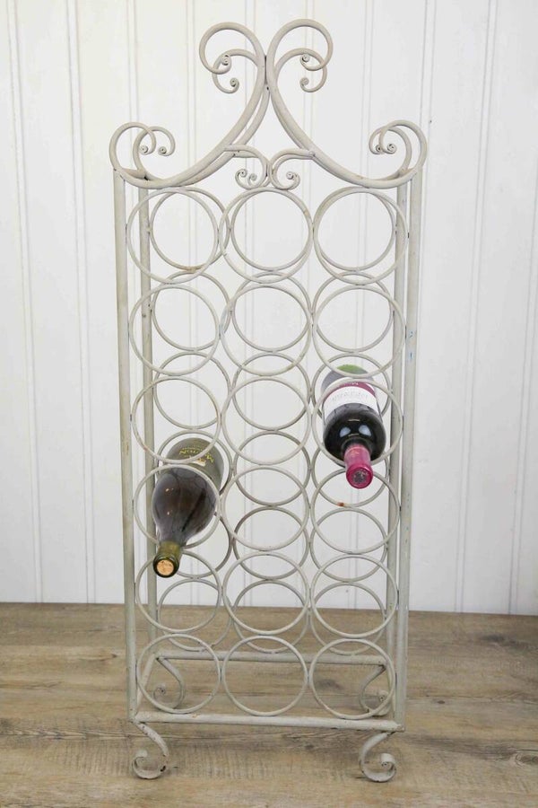 Brocante Wijnflessenrek