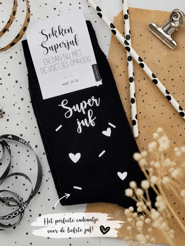 Super juf sokken - one size