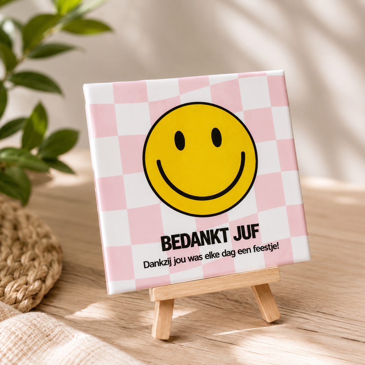 Tegeltje - Bedankt juf