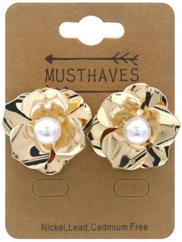 Flower Earrings pearl