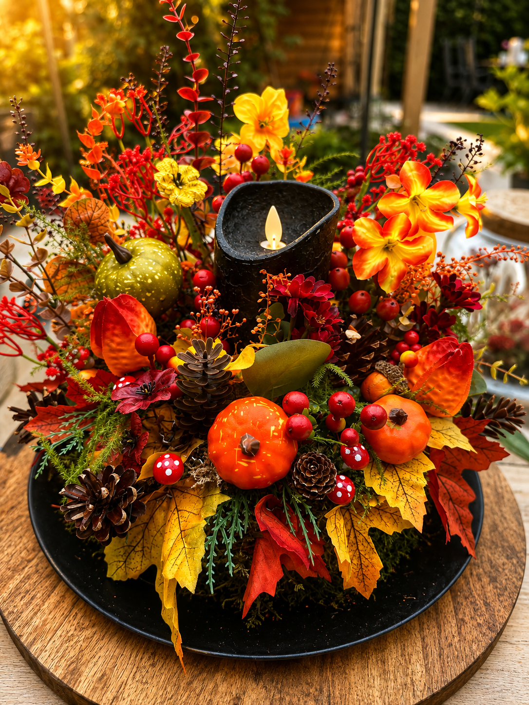 DIY pakket herfststuk