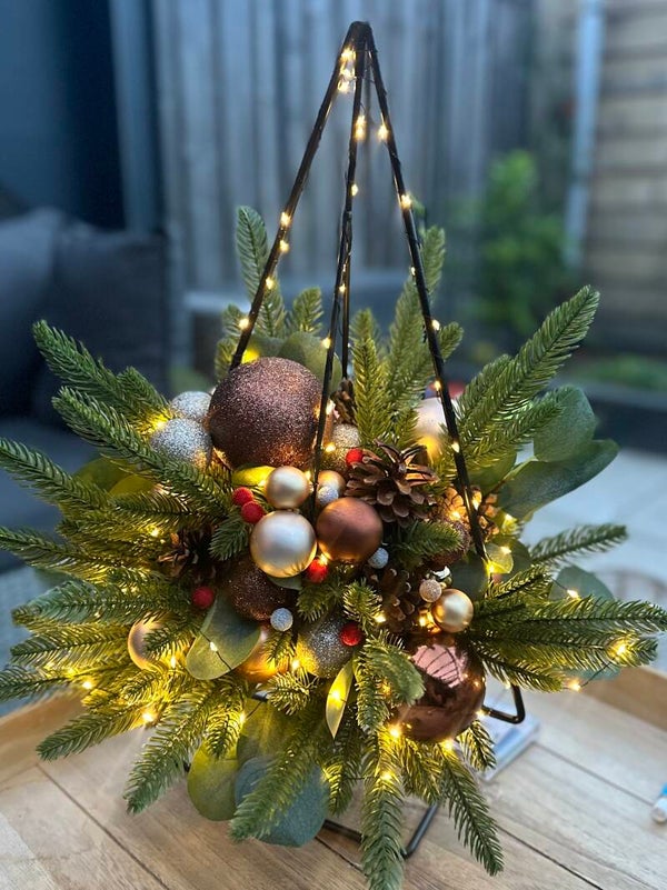 Handleiding DIY kerststuk metalen frame