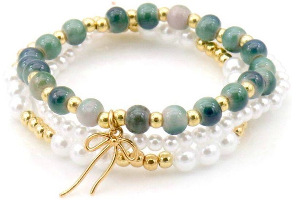 Armbanden set groen