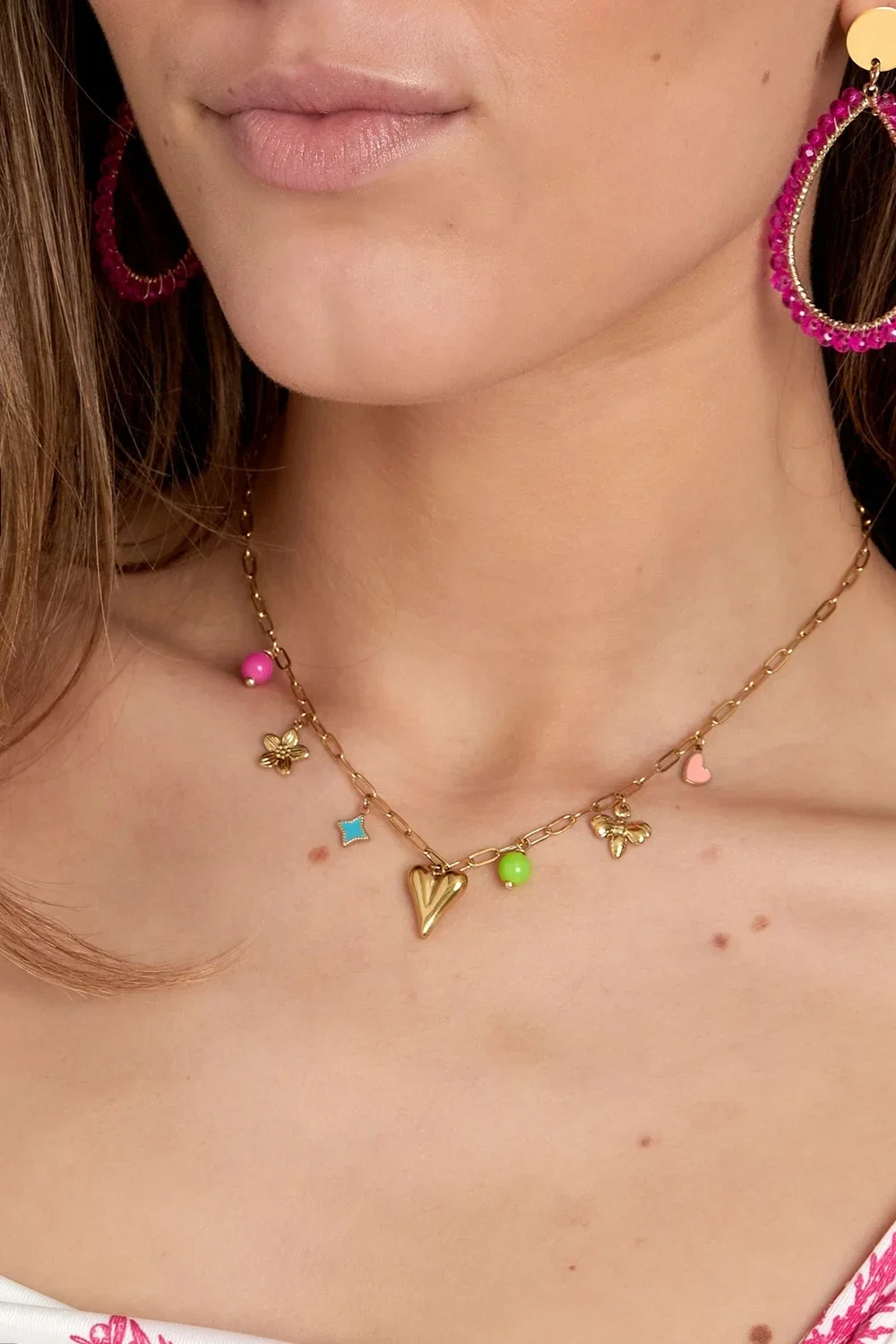 Bedelketting hartjes