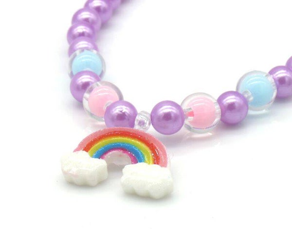 Originele K3 ketting regenboog