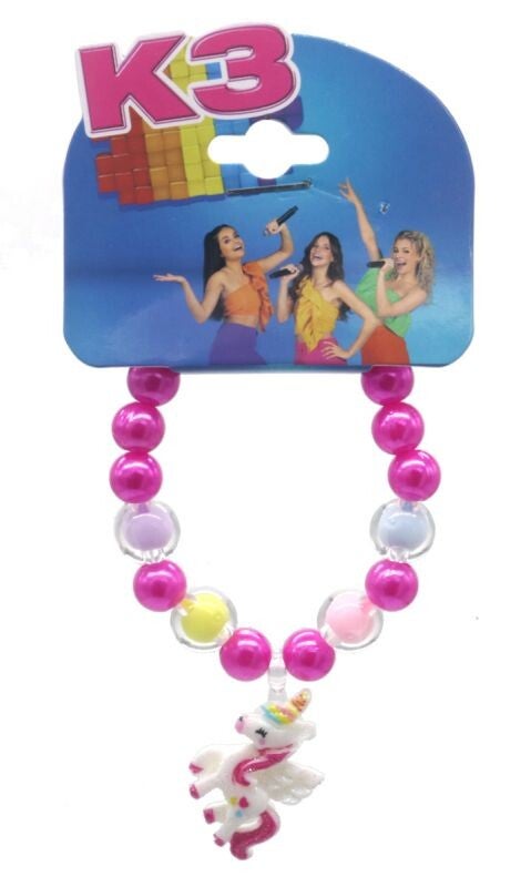 Originele K3 armband met eenhoorn