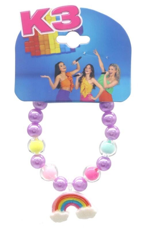 Originele K3 armband met regenboog
