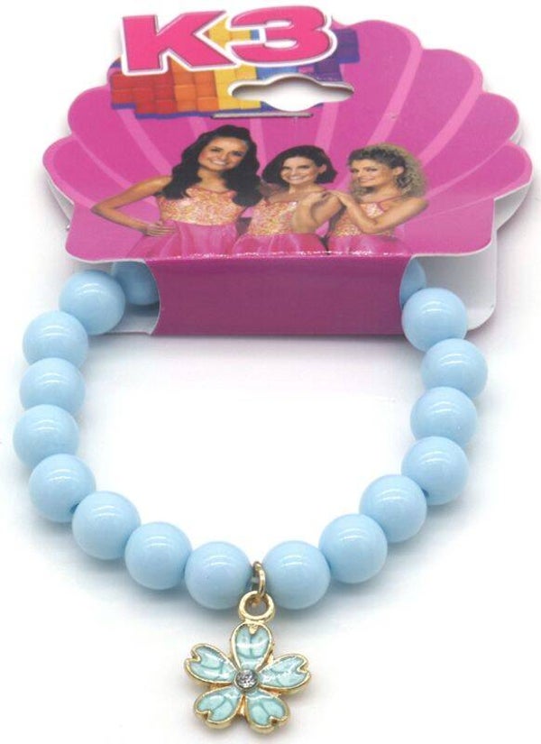 Originele K3 armband met bloem