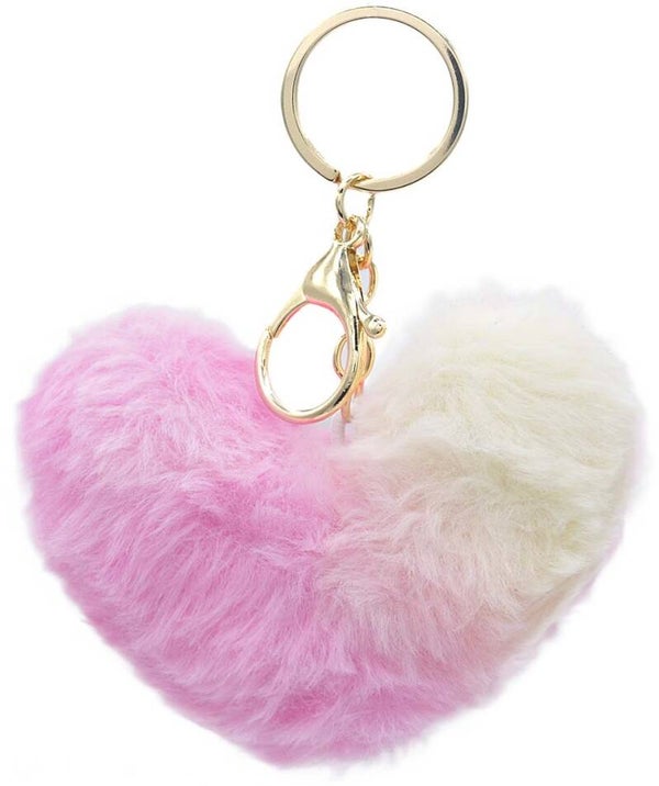 Sleutelhanger pluche hart