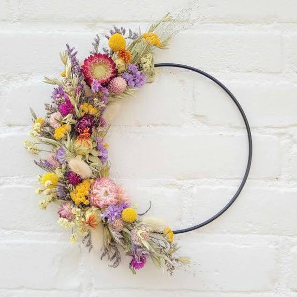 Handleiding DIY droogbloemen ring
