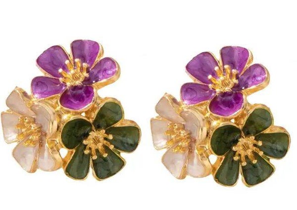 Fashion earrings flower