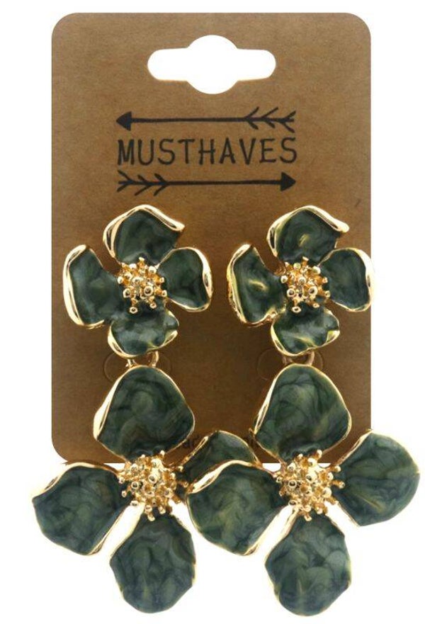 Fashion earrings flowers