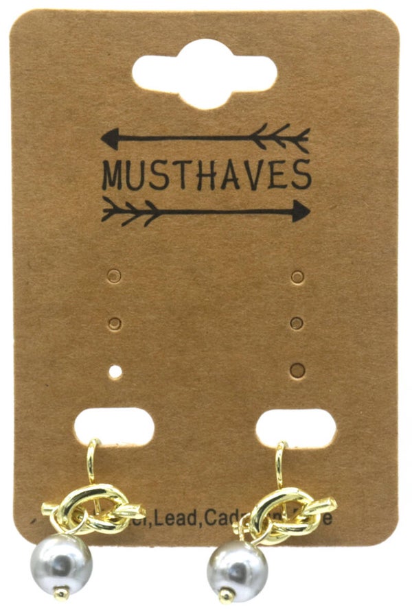 Clip on earrings pearl