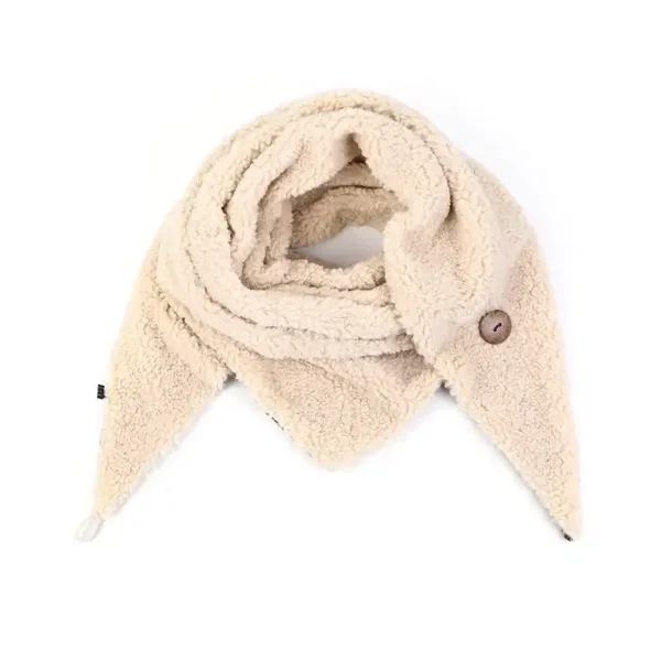Luxe omslagdoek met teddy