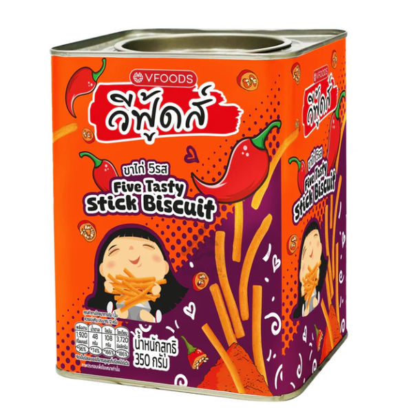 FIVE TASTY STICKS BISCUITS 350g V-FOODS