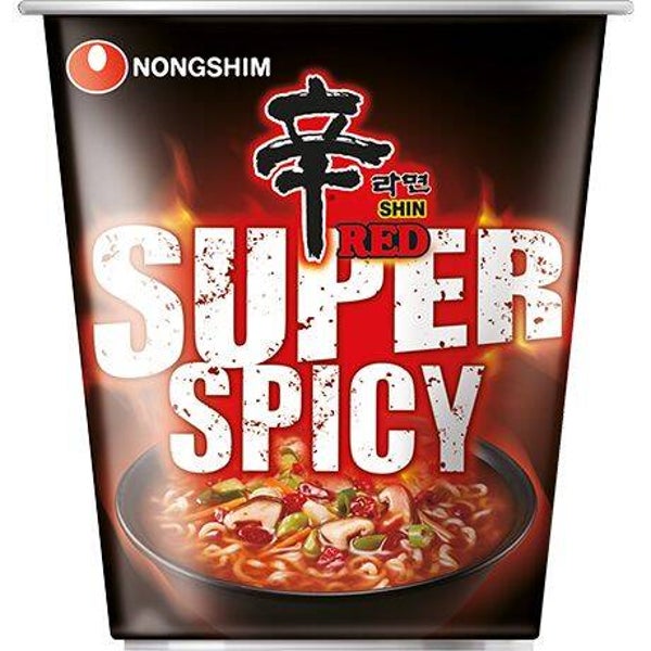 NONGSHIM  Instant Noodles Shin Red Super Spicy Cup 68 g