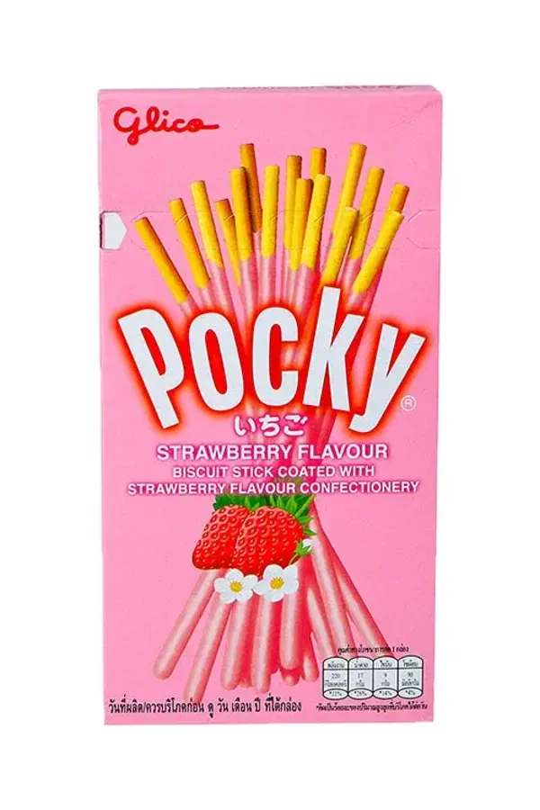 POCKY BISCUIT STICK STRAWBERRY 45g GLICO