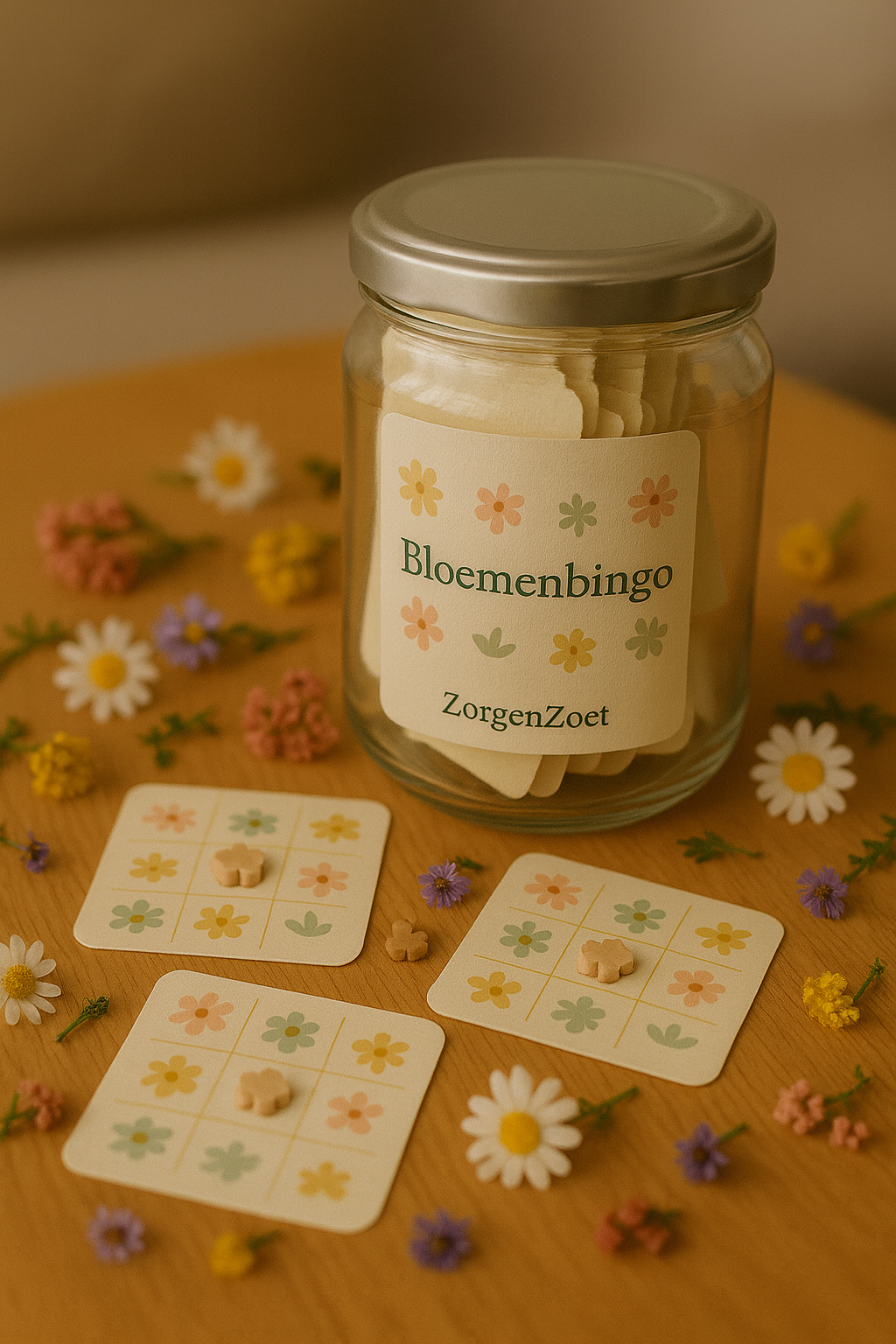 Bloemenbingo – Zachte Bingo voor Ouderen