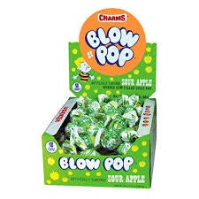 Blow Pop Sour Apple
