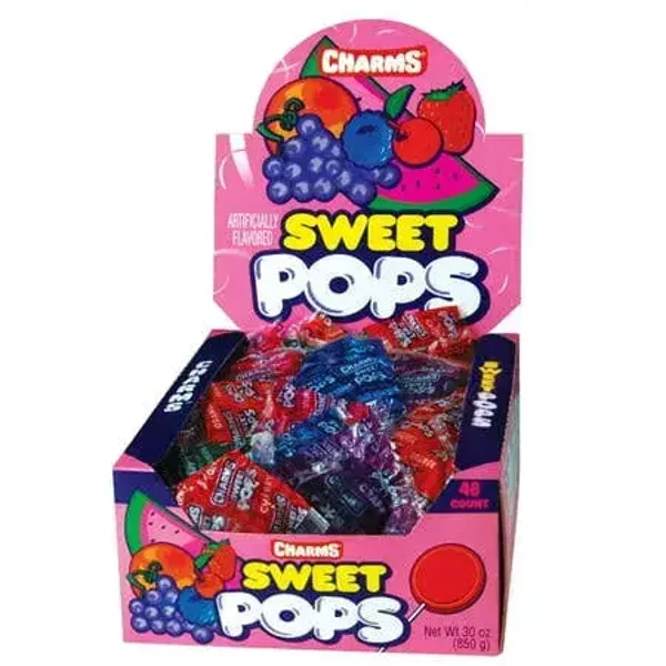 Charms Sweet n Sour Pops