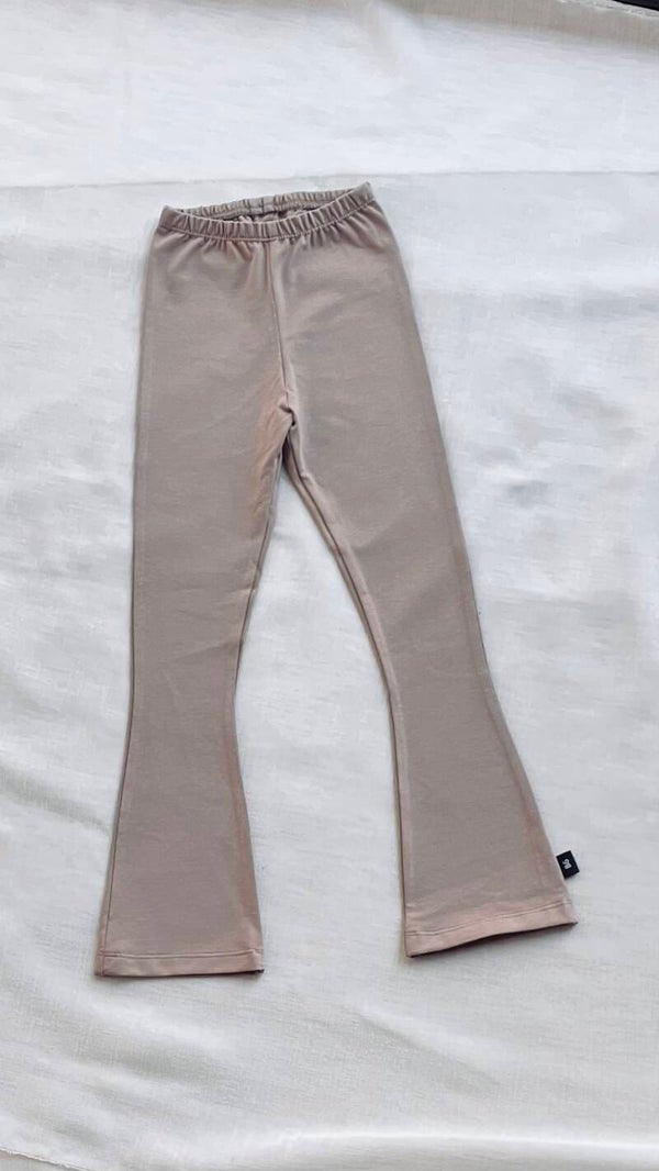 Beige flared