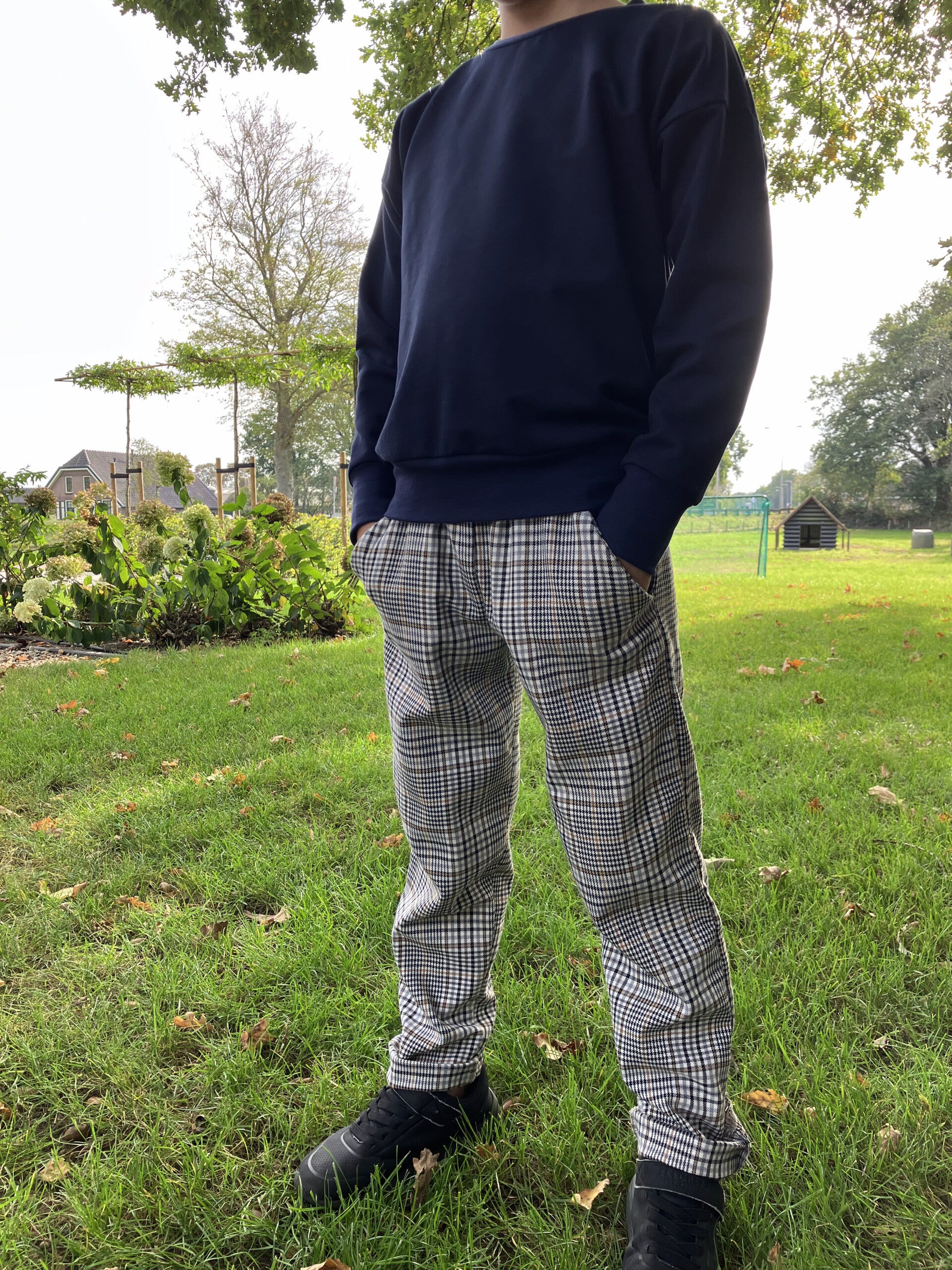 Blauwe sweater