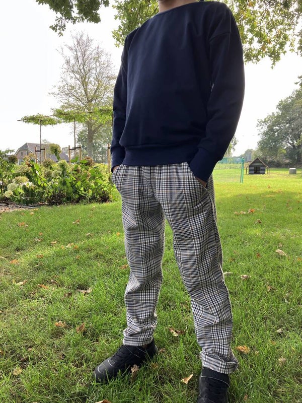 Blauwe sweater