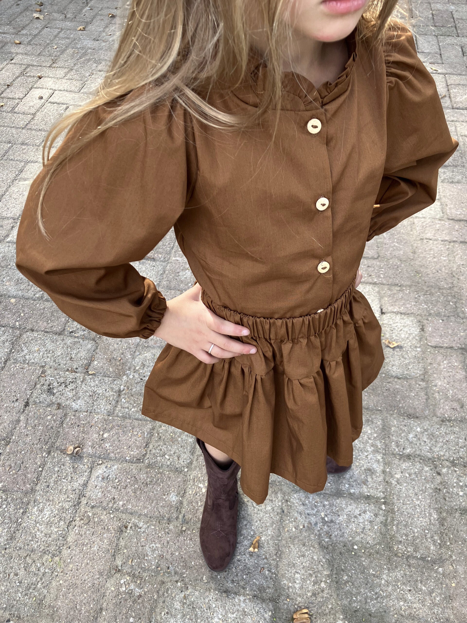 Bruine blouse