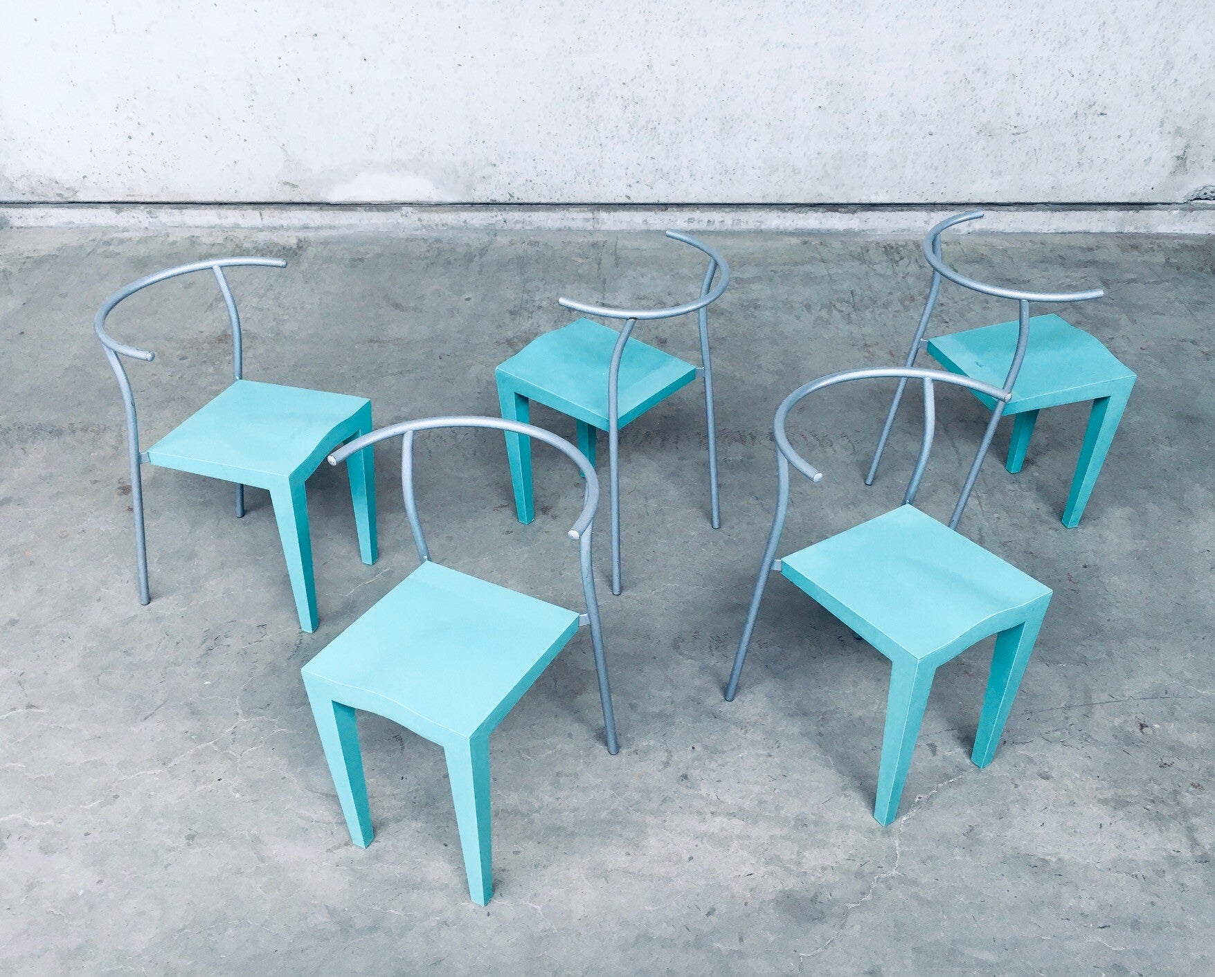 Postmodern Design Dr. Glob Dining Chairs by Philippe Starck for Kartell, Italy 1988