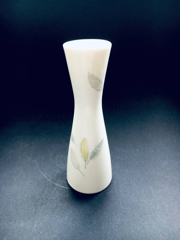 Midcentury Modern Design Form 2000 Handprinted Porcelain Vase by Rosenthal, Germany 1950's