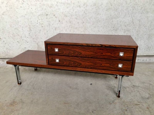 Vintage 1960's Design Palissander Small Lowboard Sideboard Chest of Drawers