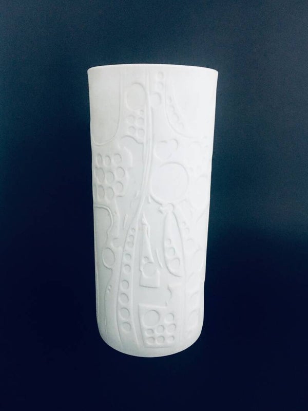 OP Art Porcelain Vase by Gerold Porzellan Bavaria Germany 1970's