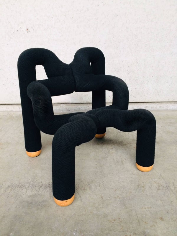 Vintage Varier Design Ekstrem Lounge Chair by Terje Ekstrom 1984