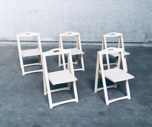 Midcentury Modern Folding Chairs by Aldo Jacober for Alberto Bazzani, Italy, 1960's