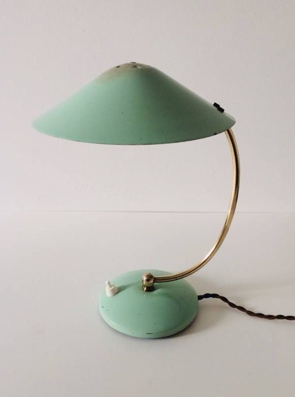 1950's Italian Design Midcentury Modern Stilnovo Style Desk Lamp