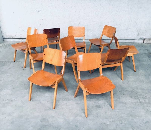 Midcentury Modern Design Stacking Chair by Thonet, Germany 1960's