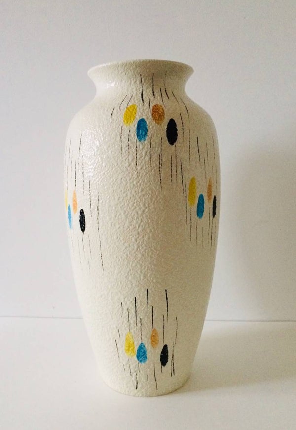 1960's Midcentury Modern West Germany Design Ceramic Vase 50cm 