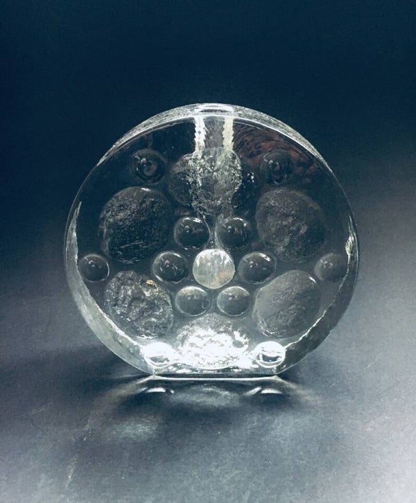 Vintage MCM Design Walther Glass Soliflore Vase, Germany 1960's