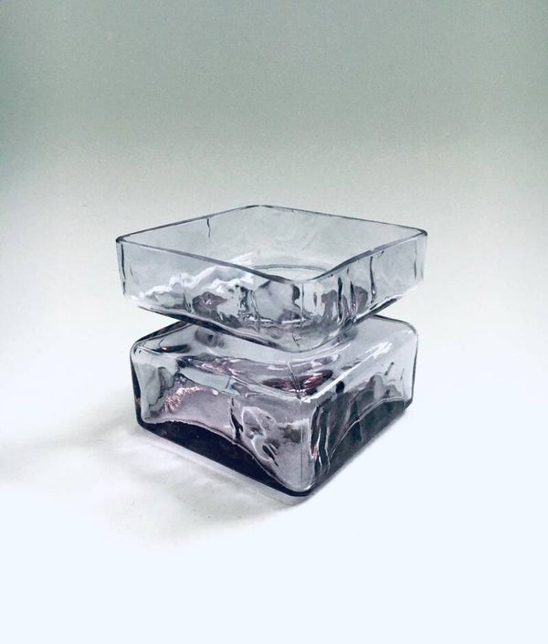 Pala Glass Vase by Helena Tynell for Riihimaen Lasi, Finland 1960's