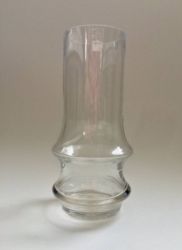 Vintage Design Clear Glass Vase by Lasi Riihimäen, Tamara Aladin, Finland 1970's